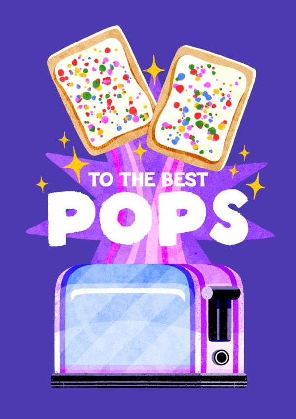 Classic Father's Day Card - Pop Tarts created by Folio | Ian Owen