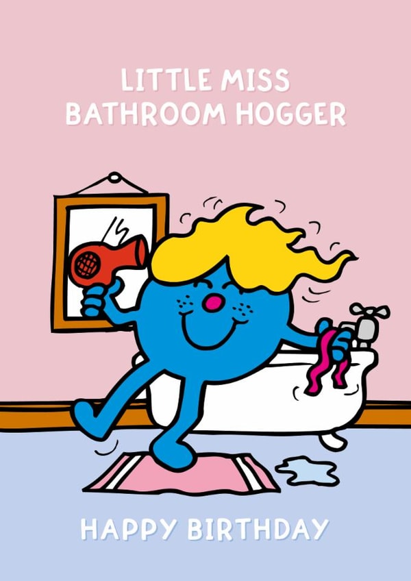 Funny Birthday Card - For Her - Mr. Men created by Mr. Men