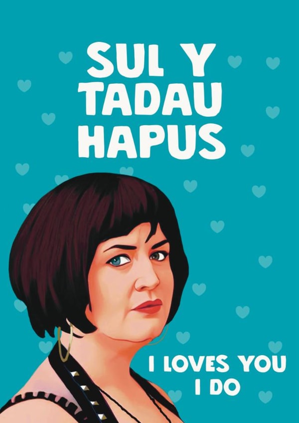 Fun Father’s Day Card - Nessa - Gavin and Stacey - Welsh created by Giddy Kipper