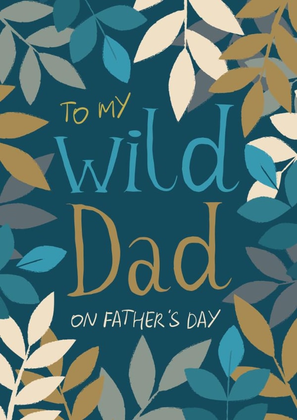 Classic Father's Day Card - Wild Dad created by The Pattern Press