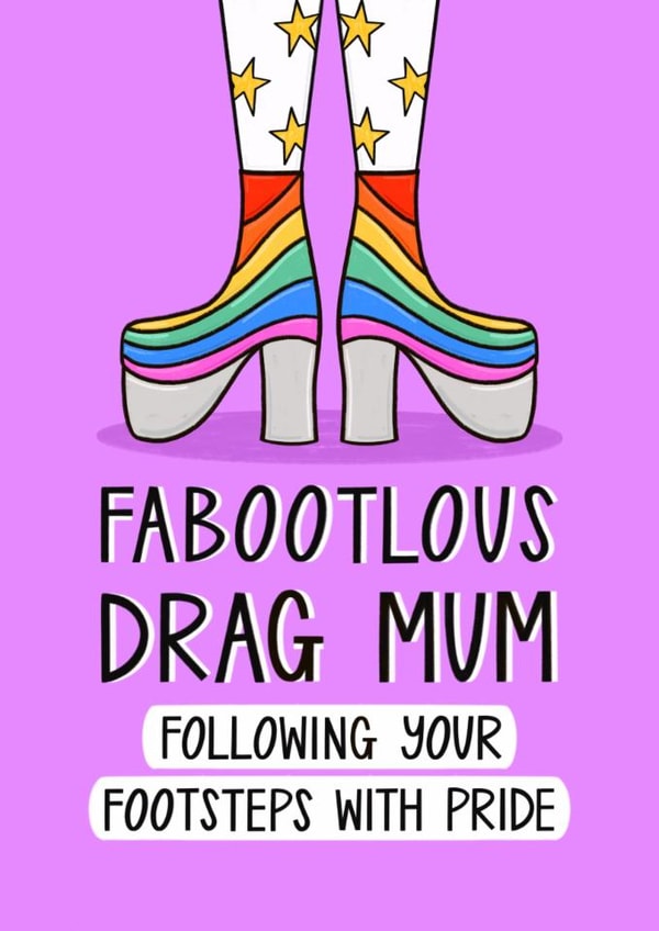 Heartfelt Mother's Day Card - Drag Mother - LGBTQ+ created by Muses & May