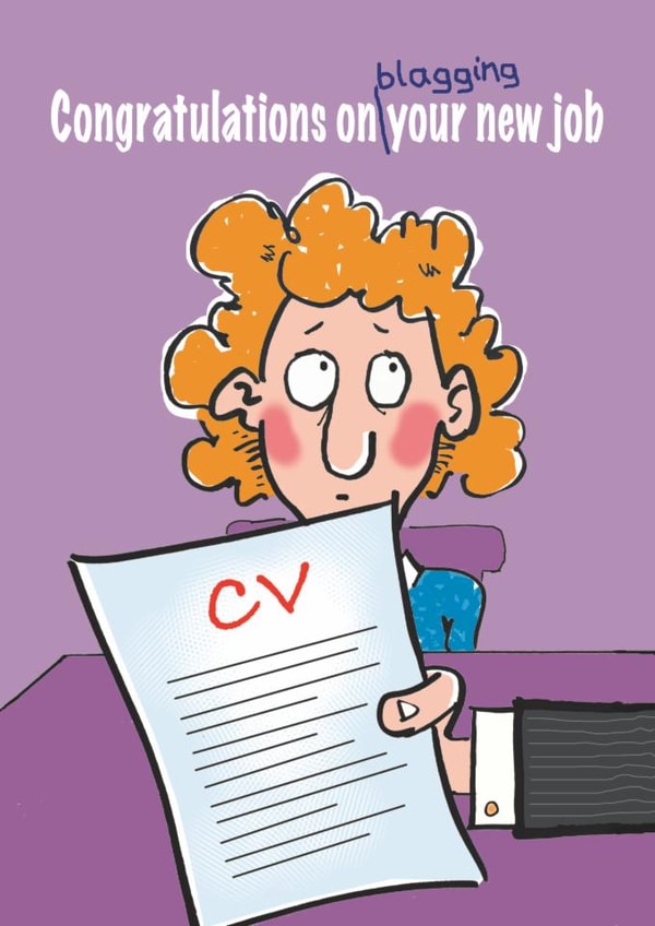 Congratulations card on starting a new job - friend / partner /family member created by Mouse that Roared