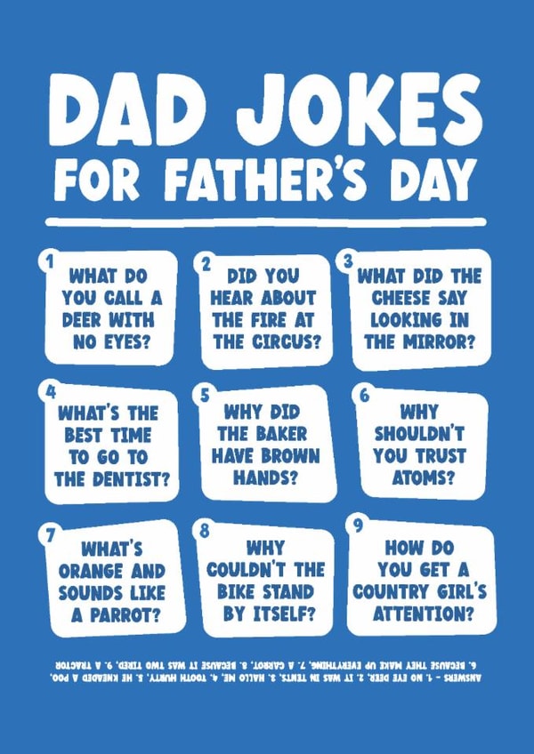 Funny Father's Day Card - Dad Jokes created by Paul Stevens