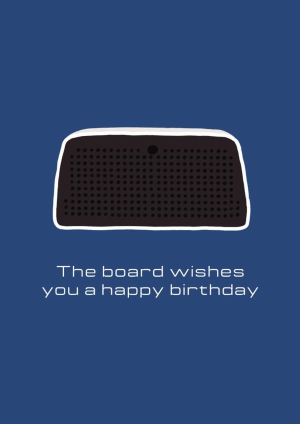 Funny Birthday Card - Severance - The Board created by GetRibbit