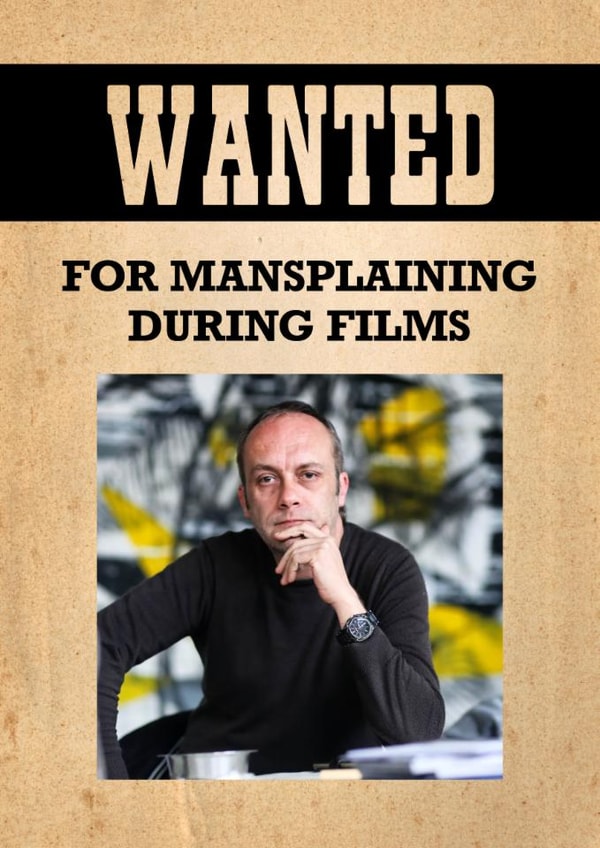 Funny Father's Day Card - Wanted Poster - Mansplaining Films created by Leamington Underground