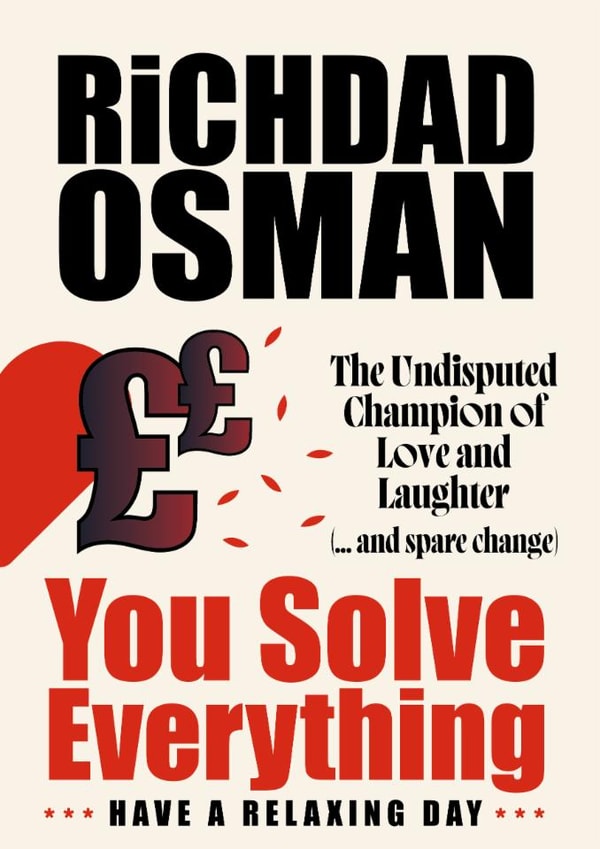 Funny Father's Day Card - Richard Osman Book Cover created by Cards from Designers