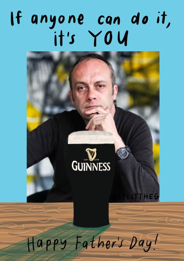 Classic Father's Day Card - Guinness created by Che Dyer