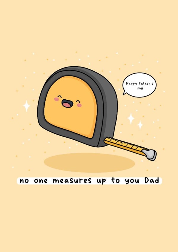 Cute Father's Day Card - Measuring Tape created by Rosalie Perl