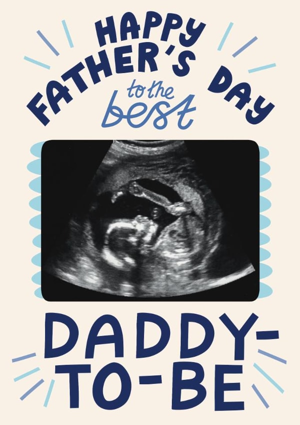 Classic Father's Day Card - Daddy To Be created by Christine Cuddihy Illustration