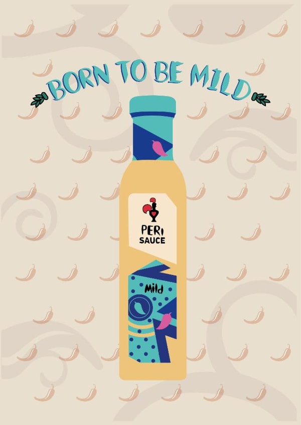 Born to be Mild birthday card created by two two one design