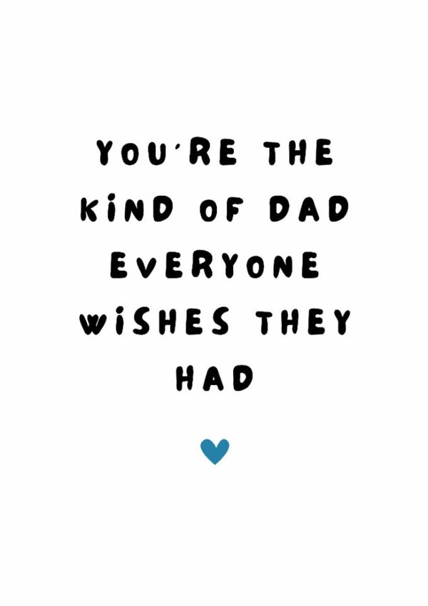 Heartfelt Father's Day Card - The Kind Of Dad created by @HurrayHaus