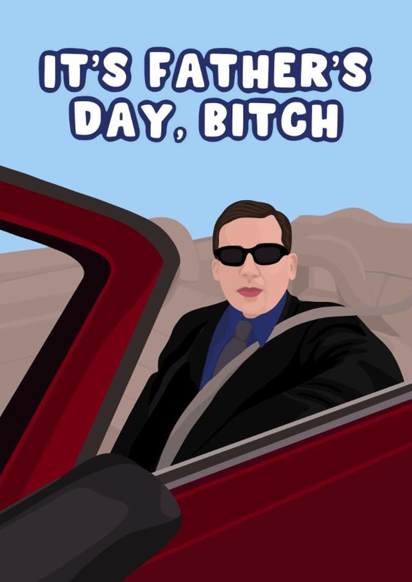 Funny Father's Day Card - The Office - Michael Scott created by Pink Peach Cards
