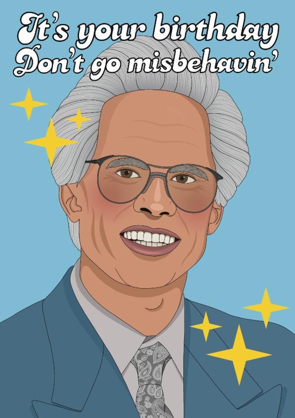 Funny Birthday Card - Baby Billy - The Righteous Gemstones created by Lizzy B Draws.