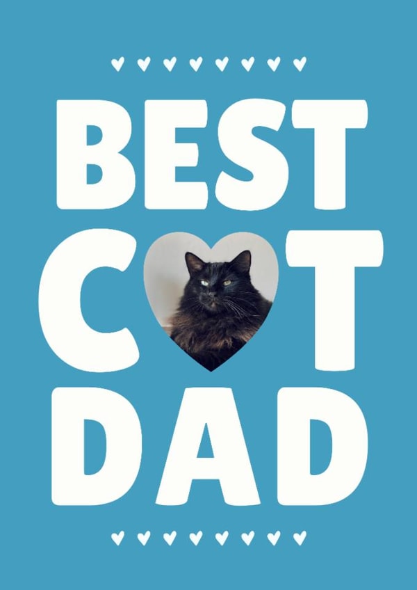 Classic Father's Day Card - Best Cat Dad created by @HurrayHaus