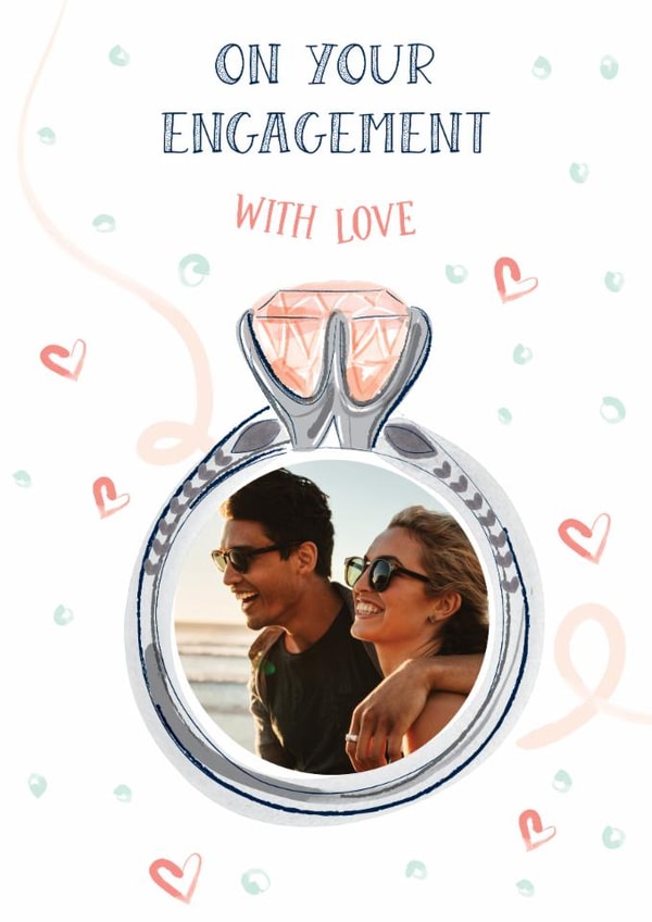 Fun Engagement card for a special couple - Classic created by Katie Phythian Design