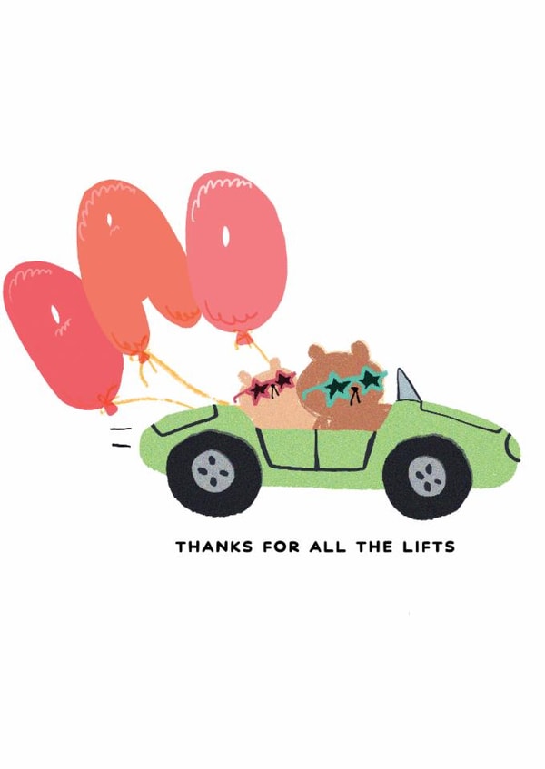 Cute Father's Day Card - Bearly Getting By - Dad Thanks For All The Lifts created by JOLLY AWESOME