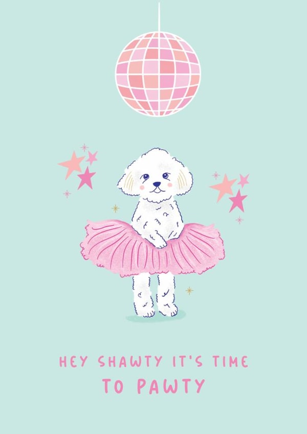 Cute birthday doggy card created by Jolly Joven