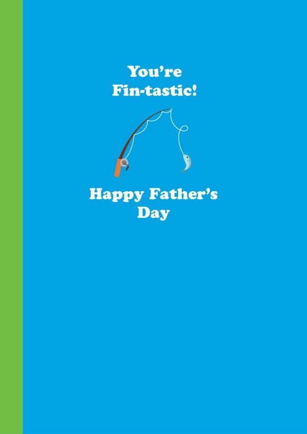 Classic Father's Day Card - Fishing - Fintastic created by Happy Street