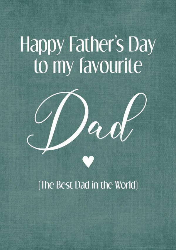 Heartfelt Card for Dad on Father's Day created by Louise Potton Designs