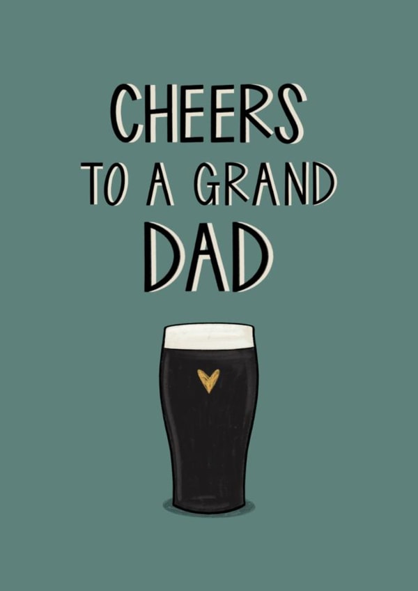 Classic Father's Day Card - Guinness - Grand Dad created by Muses & May 