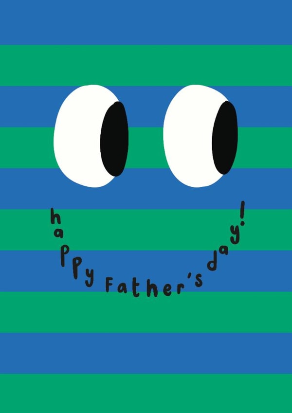 Cute Father's Day Card - Smiley Face created by Chloe Turner