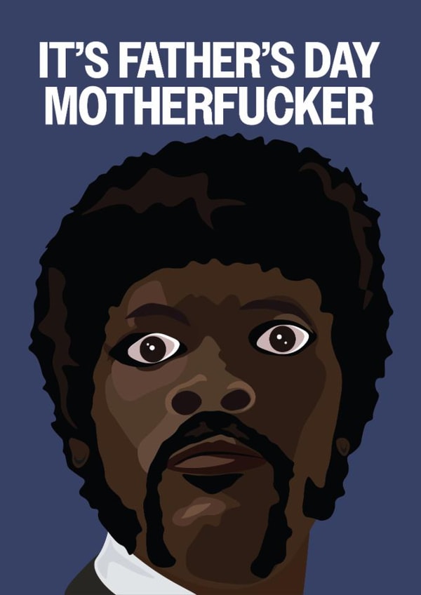 Funny Father's Day Card - Pulp Fiction created by Hello Sausage