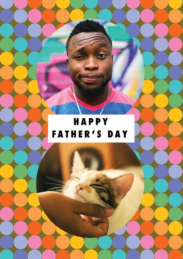 Classic Father's Day Card - Retro Photo Frame created by Katt Jones