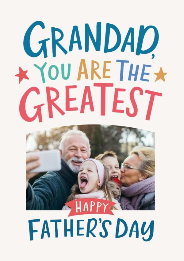 Classic Father's Day Card - Greatest Grandad created by Dotty Black