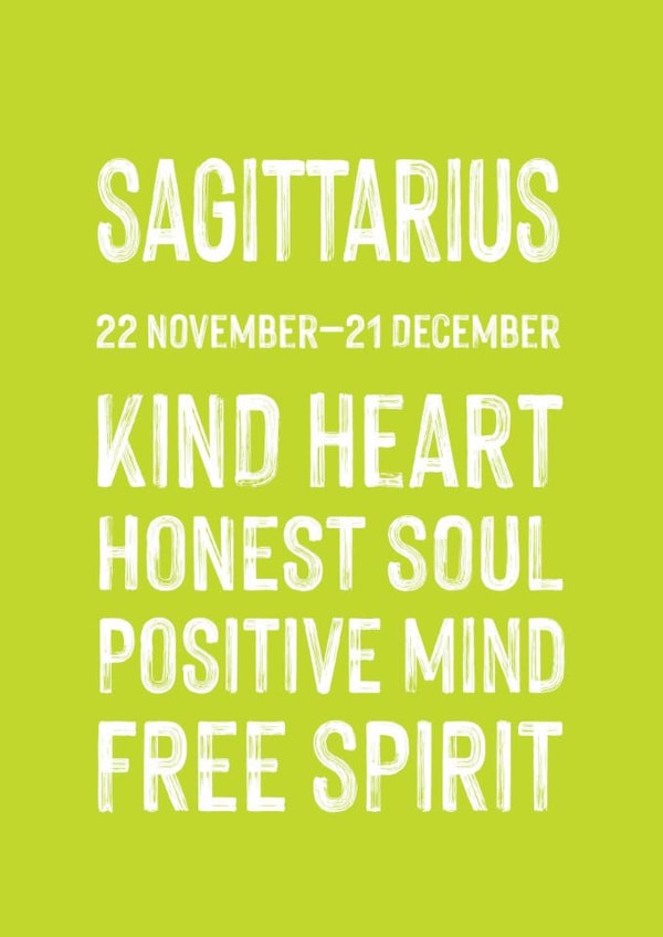 Classic Birthday Card - Sagittarius created by Studio 9