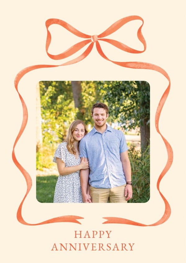 Pretty Anniversary Card – Ribbon Frame created by Zove Ahh