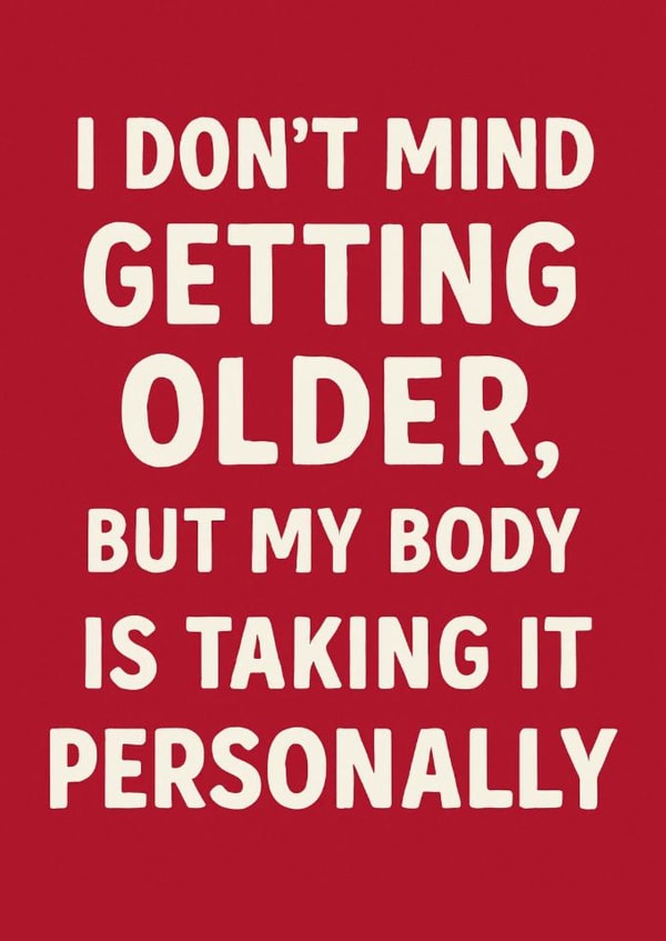 Funny Birthday Card - Taking It Personally created by Thankful Cards