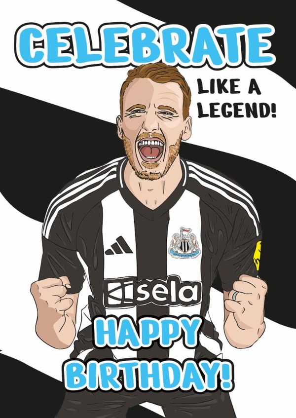 Newcastle united birthday card created by Rulu