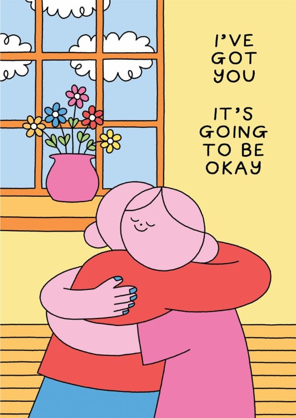 Cute Thinking Of You Card - I've Got You created by Stormy Knight