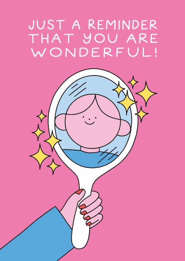 Cute Love And Friendship Card - You Are Wonderful created by Stormy Knight
