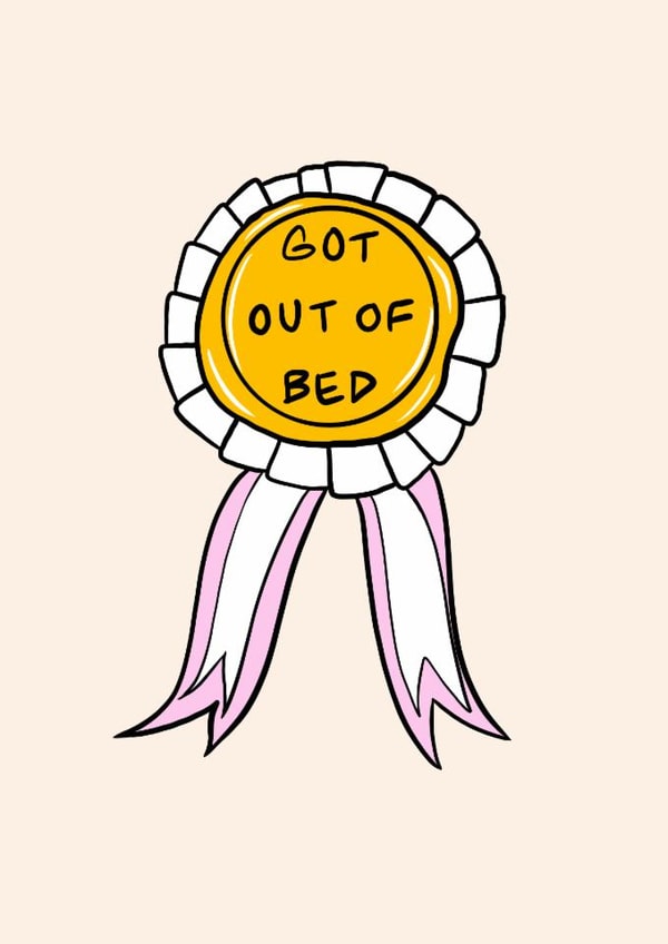 Got out of bed created by Lisen Vennesland