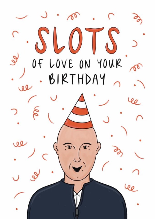 Funny Birthday Card - Arne Slot - Liverpool Football Club created by Muses & May