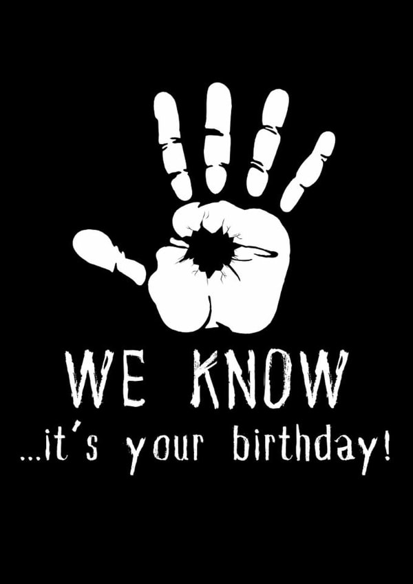 We Know It's Your Birthday - Dark Brotherhood - Elder Scrolls - Game - Gamer created by Designs By Andy