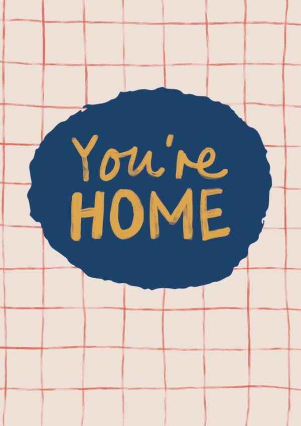 Classic New Home Card - You're Home created by Sweetlove Press
