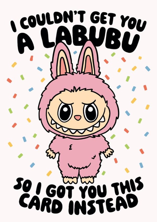 Funny Birthday Card - Labubu created by Studio Doodles