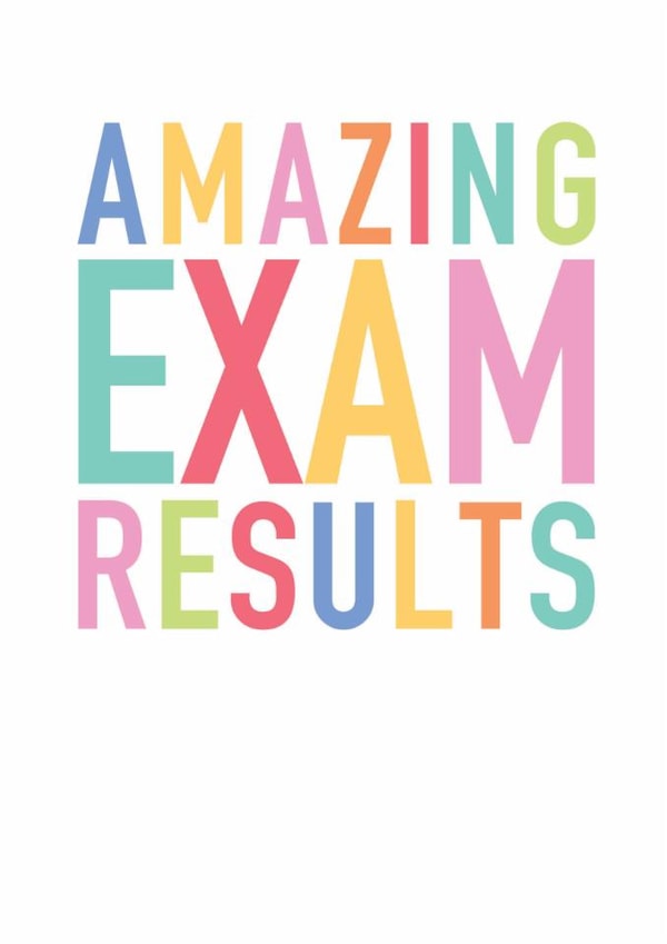 Classic Exams Card - Amazing Results created by Studio 9