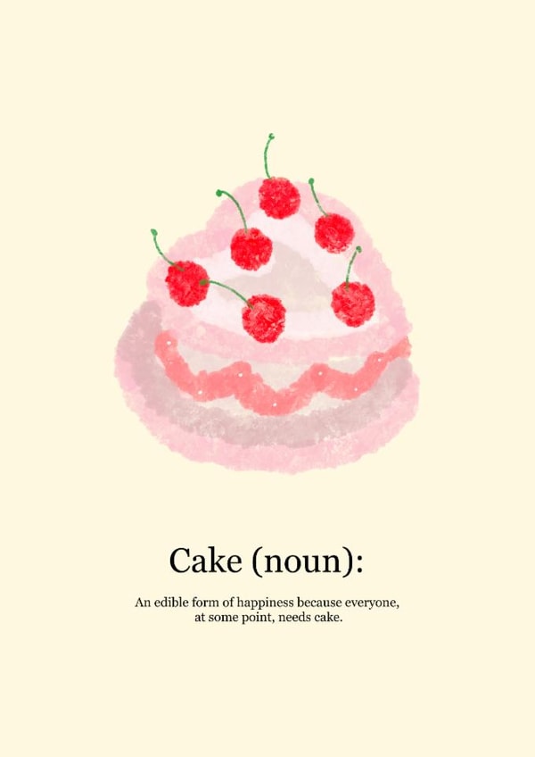 Cute heart cake with cherries for birthday’s or anniversary’s created by Amber Pigram