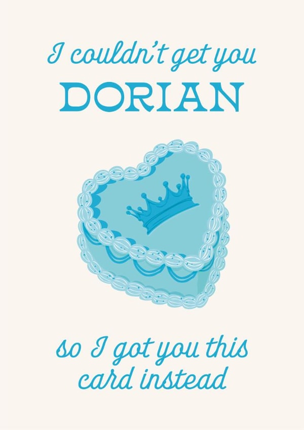 Funny Birthday Card - Dorian - Throne Of Glass created by Good Girls Book Club
