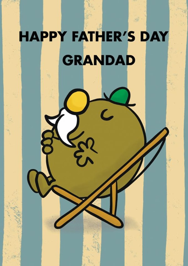 Cute Father's Day Card - For Grandad - Mr. Men created by Mr. Men