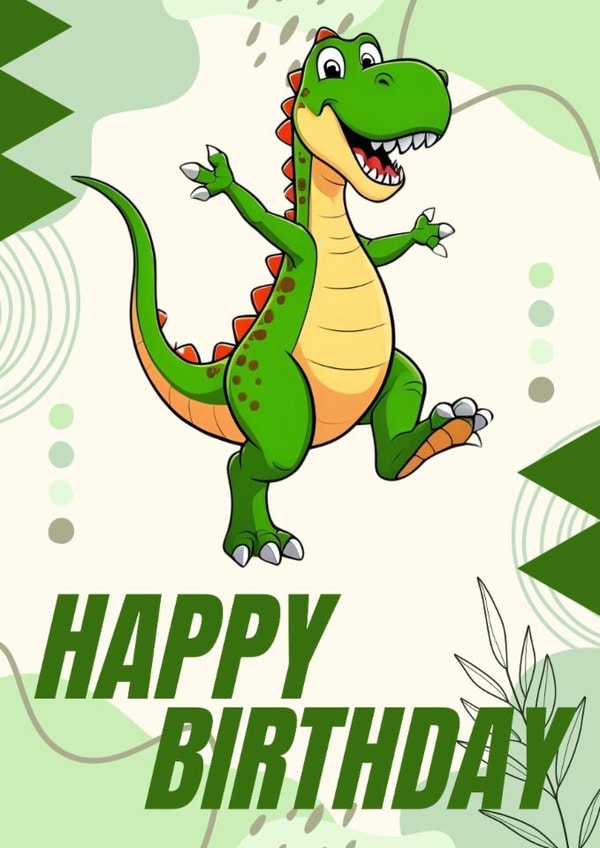 Fun Dinosaur Birthday Card for Someone Special created by Kailyn Horrocks