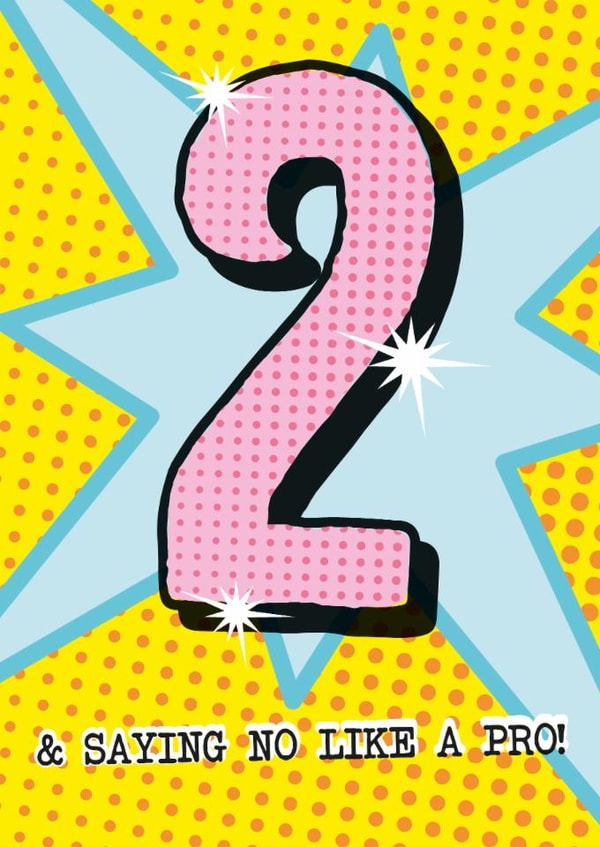 Classic Birthday Card - 2nd - Pop Art created by Rulu