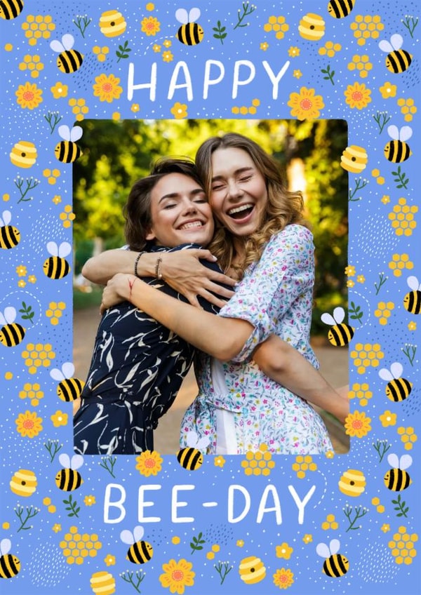 Cute Birthday Card - Bees created by Pear Tree Press