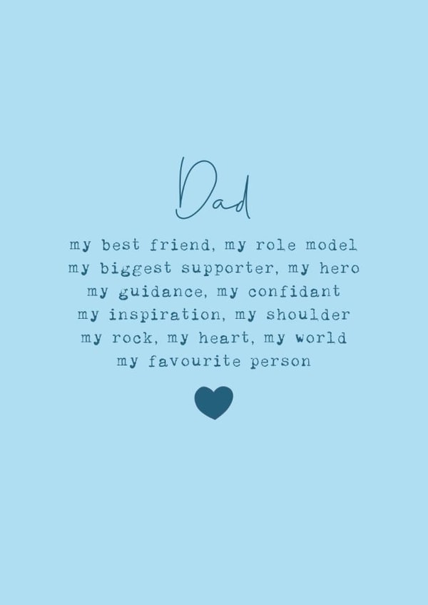 Classic Father's Day/Birthday Card - Favourite Person created by Cake For Breakfast