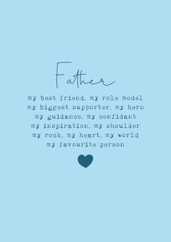 Heartfelt Father's Day Card - Favourite Person created by Cake For Breakfast