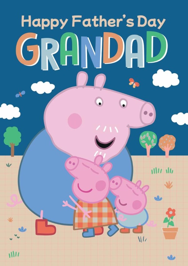 Peppa Pig Grandad Father’s Day Card – Full of Cuddles & Love created by Danilo