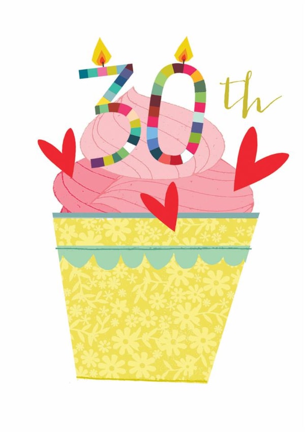 Classic Birthday Card - 30th - Cupcake created by Kali Stileman